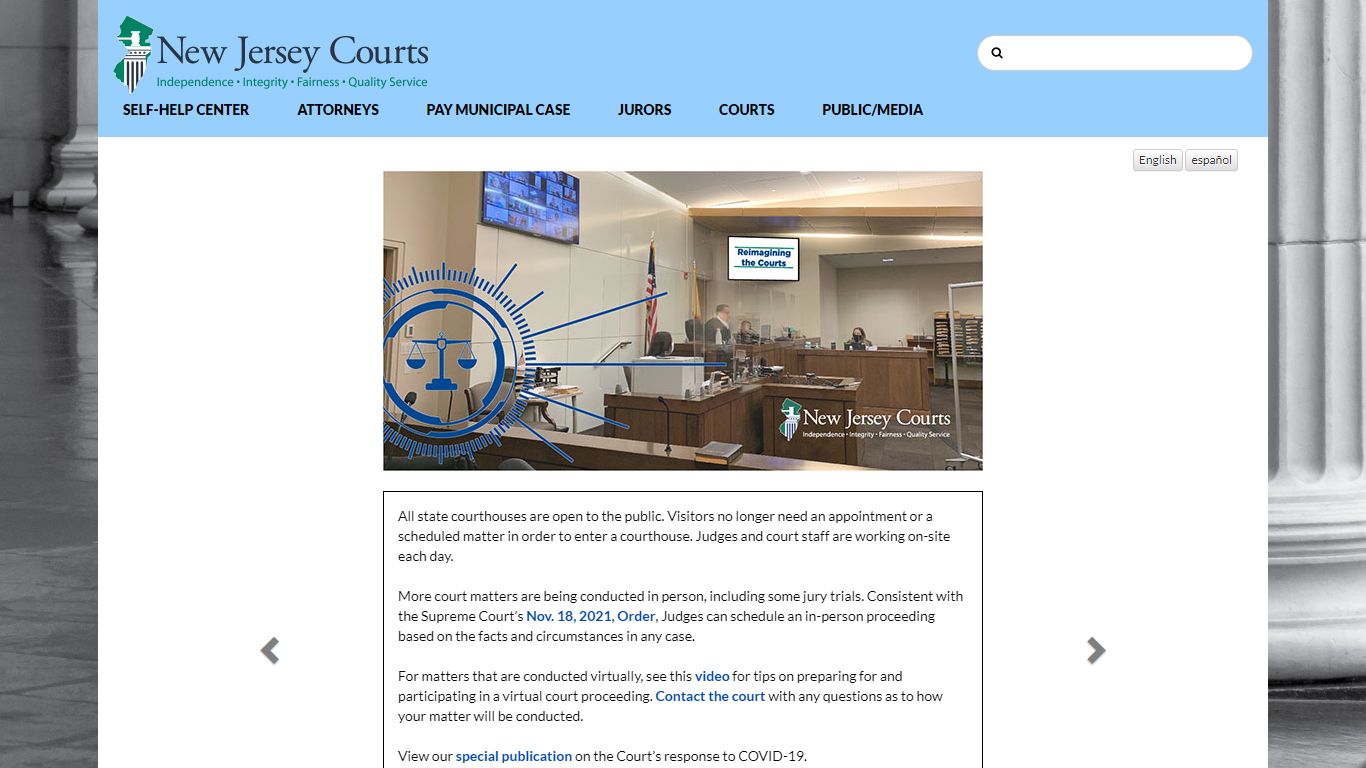 Official Website of the New Jersey Judiciary Court System